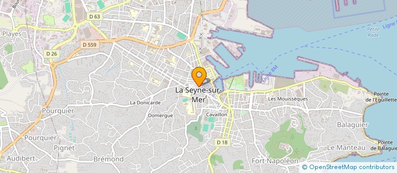 localisation de l'entreprise MONSIEUR ABDESSATAR HNINA à LA SEYNE-SUR-MER