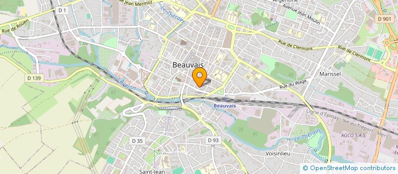 localisation de l'entreprise MONSIEUR ABDESSATAR MAJRI  BEAUVAIS