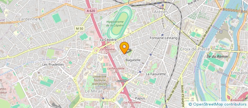 localisation de l'entreprise MONSIEUR ABDESSATAR MOULAHI  TOULOUSE