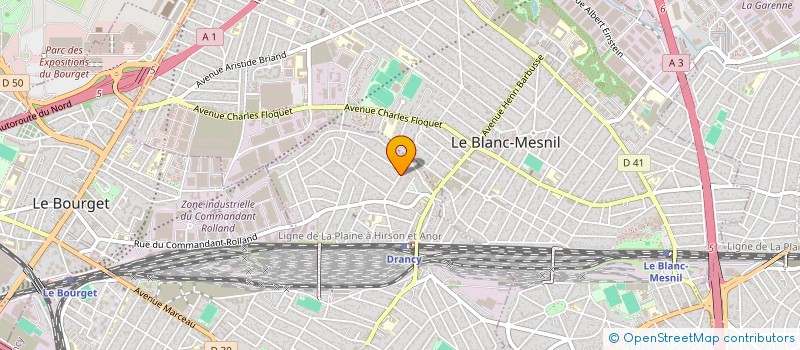 localisation de l'entreprise MONSIEUR ABDESSELAM DJELLOULI  DRANCY