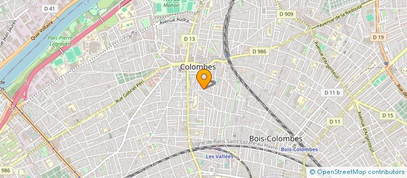 localisation de l'entreprise MONSIEUR ABDESSELAM EL ABED à COLOMBES
