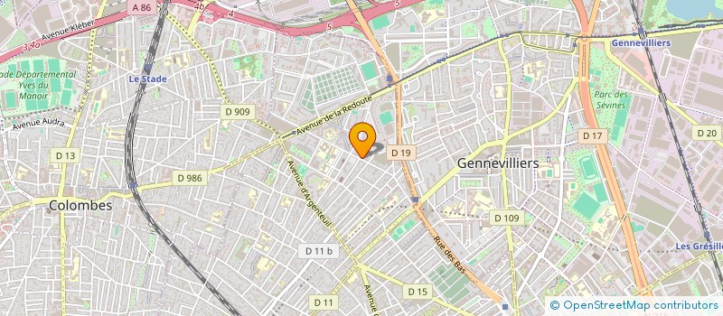 localisation de l'entreprise MONSIEUR ABDESSELAM GUESSAB  ASNIERES-SUR-SEINE