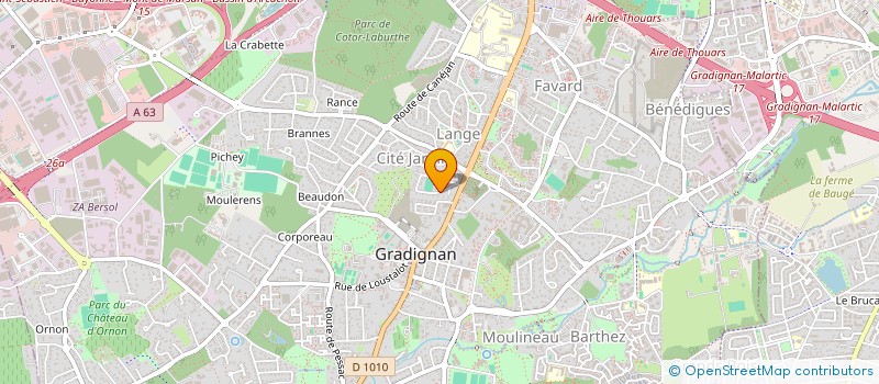 localisation de l'entreprise MONSIEUR ABDESSELAM MOUSSOUNI  GRADIGNAN