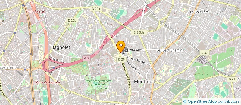 localisation de l'entreprise MONSIEUR ABDESSELAM OULDHAMICHE  MONTREUIL