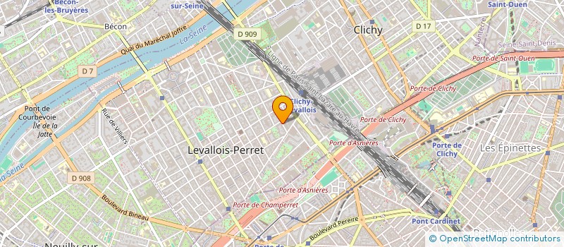 localisation de l'entreprise MONSIEUR ABDESSEMED YASSINE à LEVALLOIS-PERRET