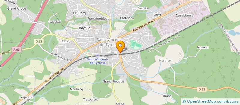 localisation de l'entreprise MONSIEUR ABDESSLAM ADDAT  SAINT-VINCENT-DE-TYROSSE