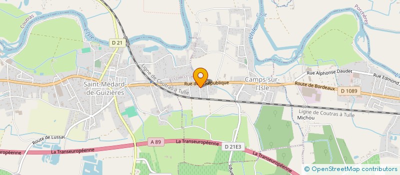 localisation de l'entreprise MONSIEUR ABDESSLAM GRANE  CAMPS-SUR-L'ISLE