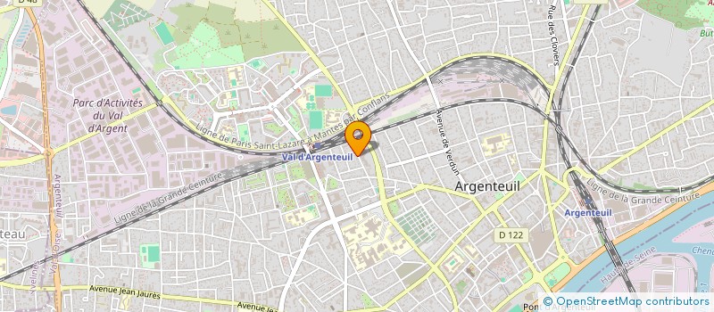 localisation de l'entreprise MONSIEUR ABDESSLAM LAHOUAD  ARGENTEUIL