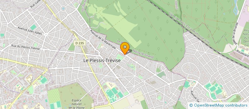 localisation de l'entreprise MONSIEUR ABDESSLEM BOUSSIF  LE PLESSIS-TREVISE