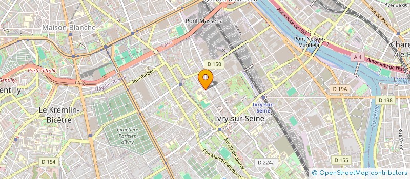 localisation de l'entreprise MONSIEUR ABDI ADAN  IVRY-SUR-SEINE