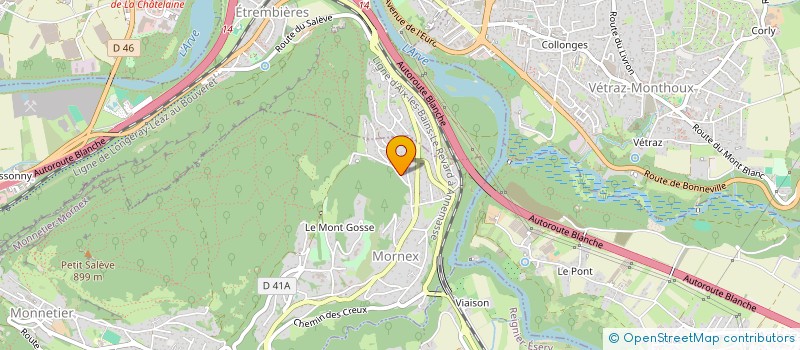 localisation de l'entreprise MONSIEUR ABDI AMMAR  MONNETIER-MORNEX