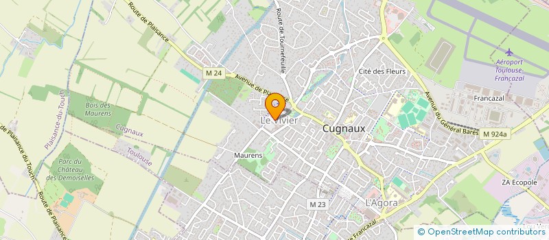 localisation de l'entreprise MONSIEUR ABDI DAOUD DJAMA à CUGNAUX