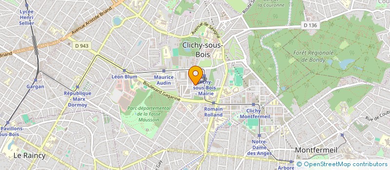 localisation de l'entreprise MONSIEUR ABDI DHAHIR ABDI à CLICHY-SOUS-BOIS