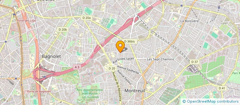 localisation de l'entreprise MONSIEUR ABDIFATAH MOWLID HASSAN  MONTREUIL