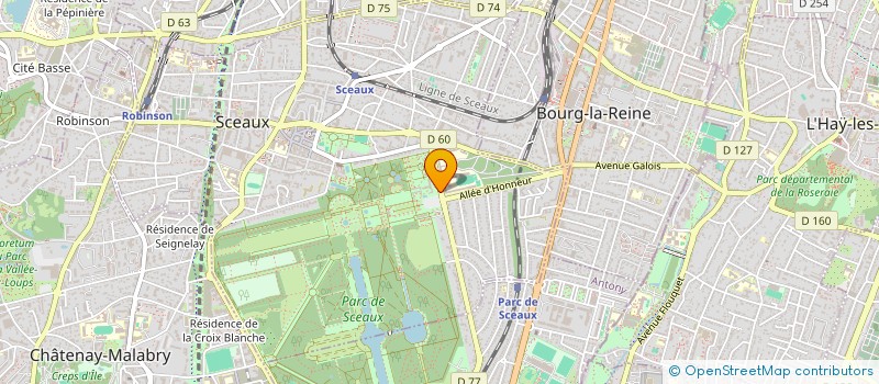 localisation de l'entreprise MONSIEUR ABDIFFATA ISHAQUE à SCEAUX