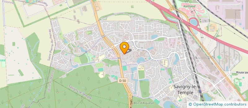 localisation de l'entreprise MONSIEUR ABDIHAKIIM MUUSE AHMED  SAVIGNY-LE-TEMPLE