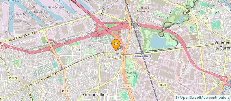 localisation de l'entreprise MONSIEUR ABDIKANI MOHAMED DIIRIYE à GENNEVILLIERS