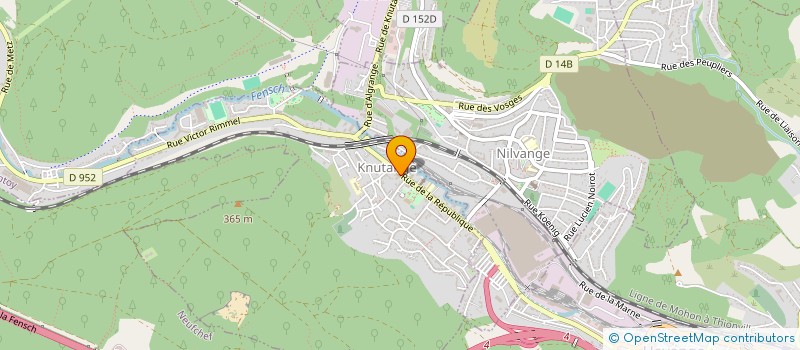 localisation de l'entreprise MONSIEUR ABDIL-KADIR AKCADERE  HAYANGE