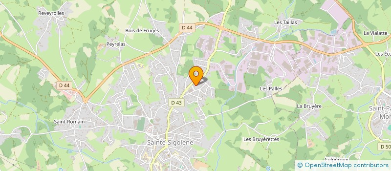 localisation de l'entreprise MONSIEUR ABDIL KIRAN  SAINTE-SIGOLENE