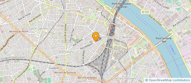 localisation de l'entreprise MONSIEUR ABDILHAK OMERNE  BORDEAUX