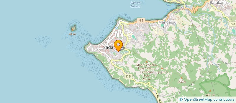 localisation de l'entreprise MONSIEUR ABDILLAH FAIDINE à SADA
