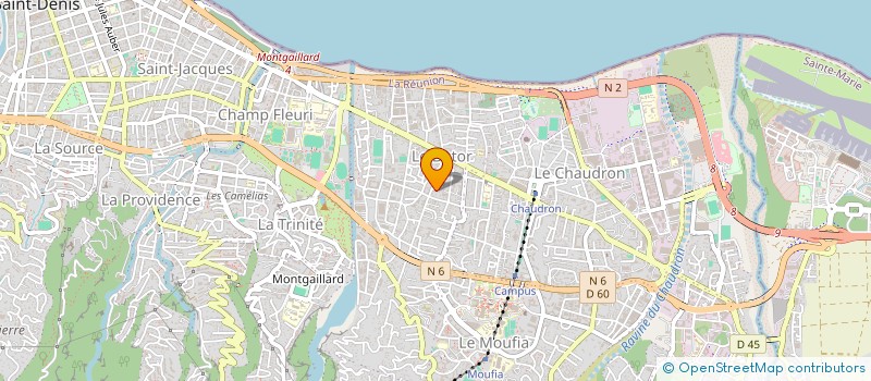 localisation de l'entreprise MONSIEUR ABDILLAH MOHAMED à SAINT-DENIS