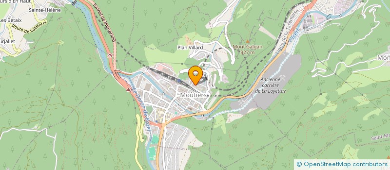 localisation de l'entreprise MONSIEUR ABDILLAH OMAR  MOUTIERS