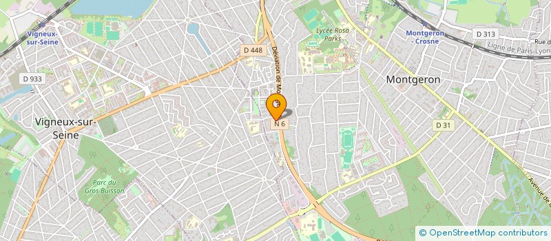 localisation de l'entreprise MONSIEUR ABDILLAH SAID  MONTGERON