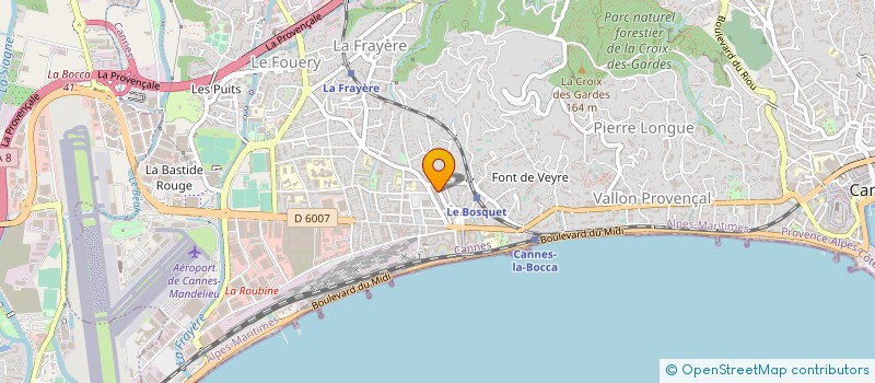localisation de l'entreprise MONSIEUR ABDILLAHI DAURIN à CANNES