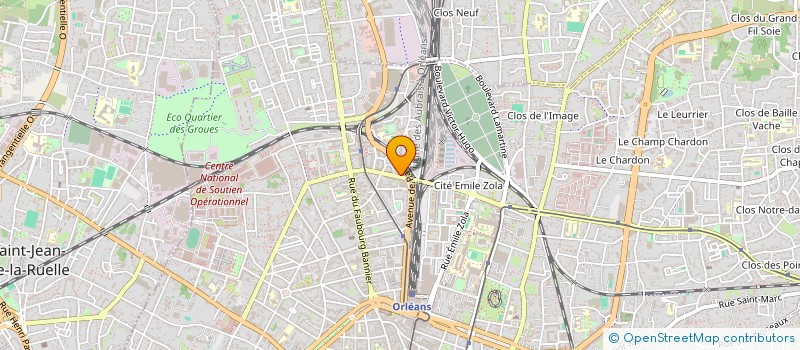 localisation de l'entreprise MONSIEUR ABDILLAHI SOULEIMAN HERSI à ORLEANS