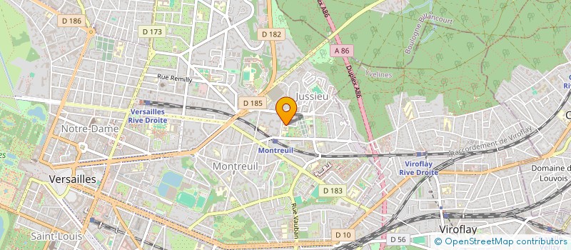localisation de l'entreprise MONSIEUR ABDINASIR ADAM MOHAMED à VERSAILLES