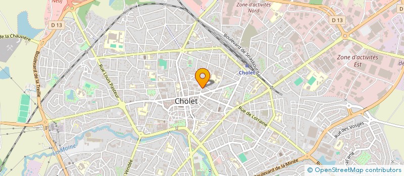 localisation de l'entreprise MONSIEUR ABDIRAHMAN AHMED YACIN à CHOLET