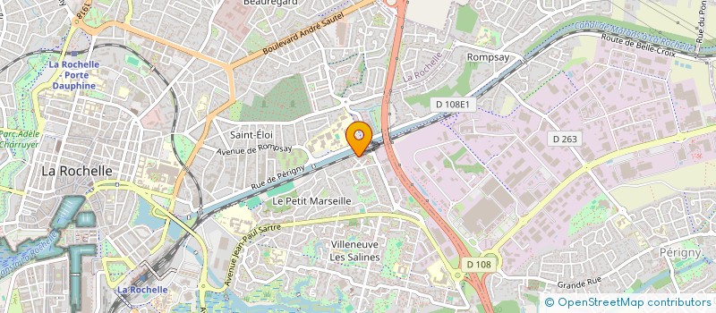 localisation de l'entreprise MONSIEUR ABDIRAOUF SMAILI  LA ROCHELLE