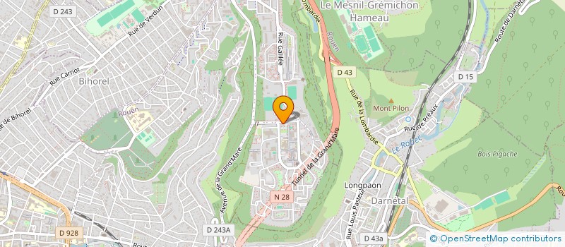 localisation de l'entreprise MONSIEUR ABDIRASAK HUSSEIN HASSAN  ROUEN