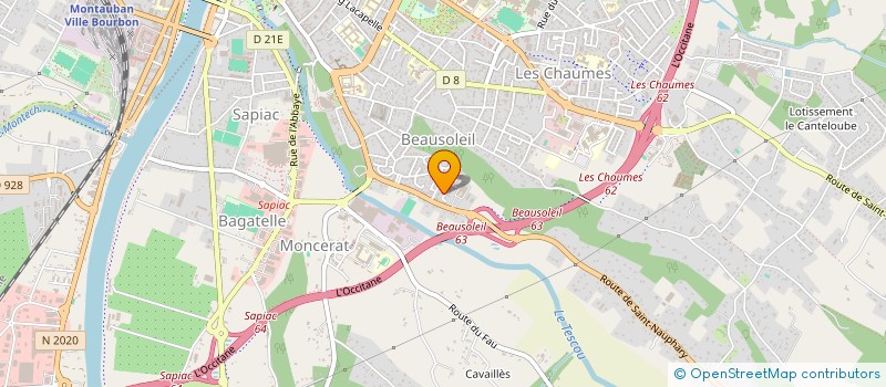 localisation de l'entreprise MONSIEUR ABDISALAN AHMED MUHUMED  MONTAUBAN