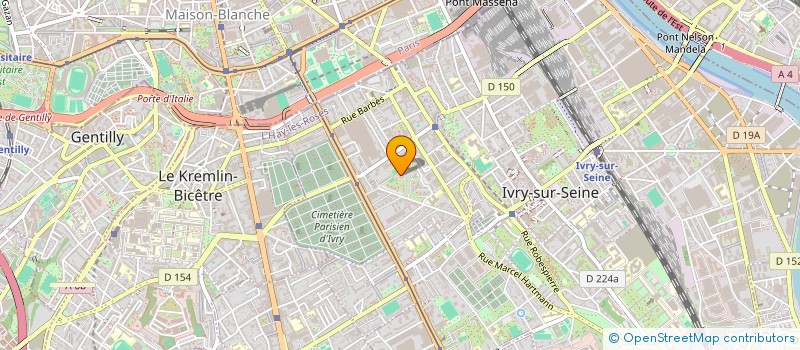 localisation de l'entreprise MONSIEUR ABDISLAM OULMI  IVRY-SUR-SEINE