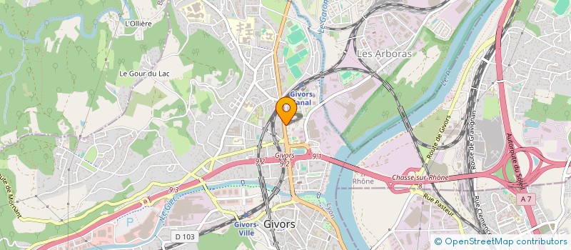 localisation de l'entreprise MONSIEUR ABDLAH EL KOUMACHI à GIVORS