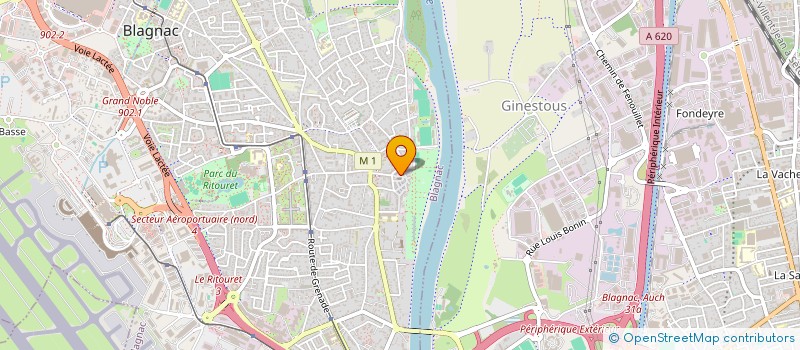 localisation de l'entreprise MONSIEUR ABDLAHKIM EL BADRI à BLAGNAC