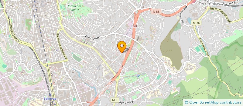 localisation de l'entreprise MONSIEUR ABDLAYE OKETOKOUN  SAINT-ETIENNE