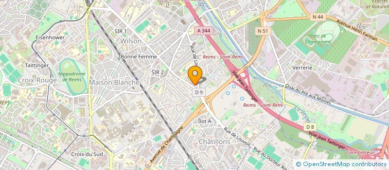 localisation de l'entreprise MONSIEUR ABDMALECK NAJIM  REIMS