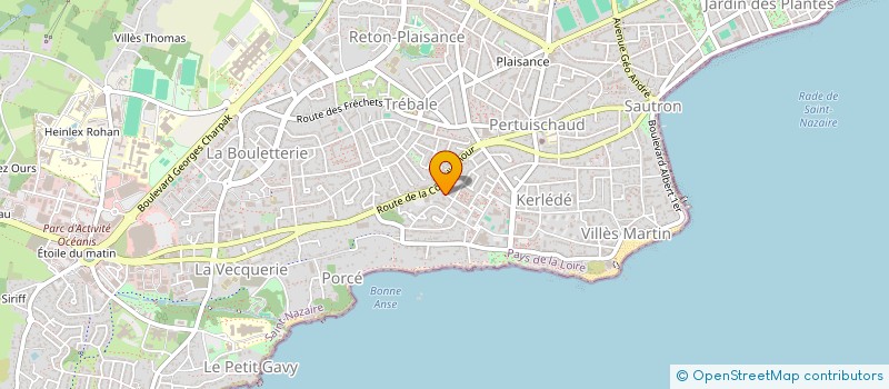 localisation de l'entreprise MONSIEUR ABDO BAKHIT NOOR  SAINT-NAZAIRE