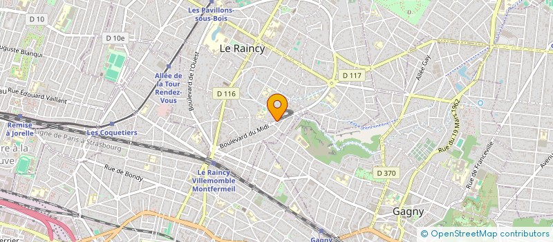 localisation de l'entreprise MONSIEUR ABDO CHA  LE RAINCY