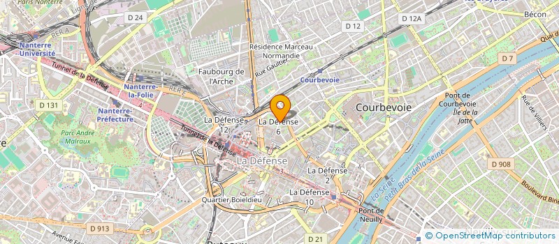localisation de l'entreprise MONSIEUR ABDOL MOKHTARI à COURBEVOIE