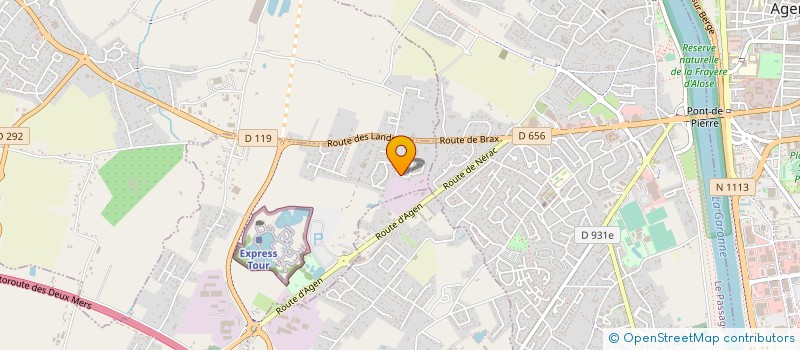 localisation de l'entreprise MONSIEUR ABDOLLAH BOUTZAD  ROQUEFORT