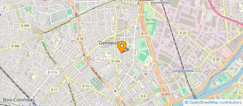 localisation de l'entreprise MONSIEUR ABDOLLAH LAGHI MRABAT à GENNEVILLIERS