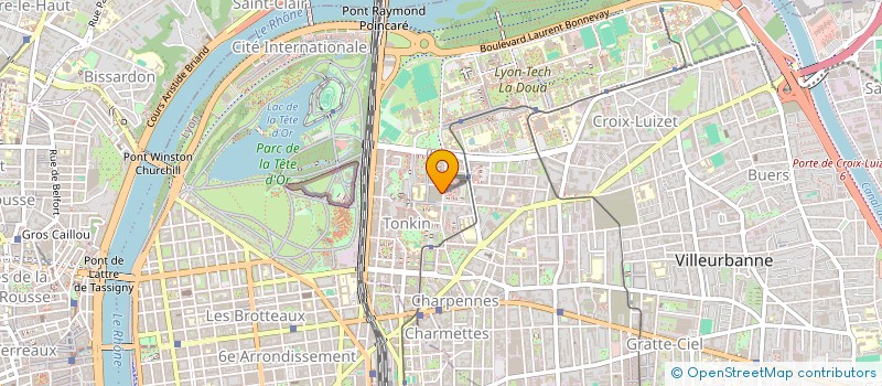 localisation de l'entreprise MONSIEUR ABDOLREZA ETESSAMI  VILLEURBANNE