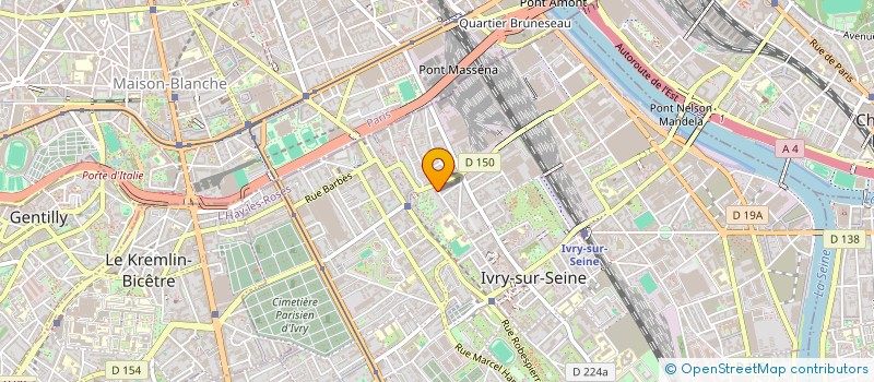 localisation de l'entreprise MONSIEUR ABDON LACEMON  IVRY-SUR-SEINE