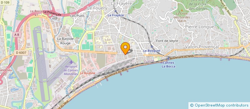 localisation de l'entreprise MONSIEUR ABDOOL ELAHEE à CANNES