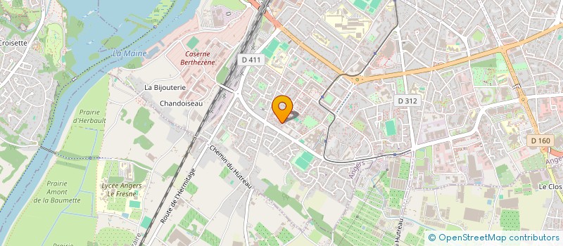 localisation de l'entreprise MONSIEUR ABDOU ABDALLAH ADAM  ANGERS