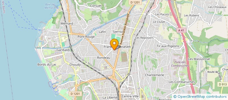 localisation de l'entreprise MONSIEUR ABDOU ALI  AIX-LES-BAINS